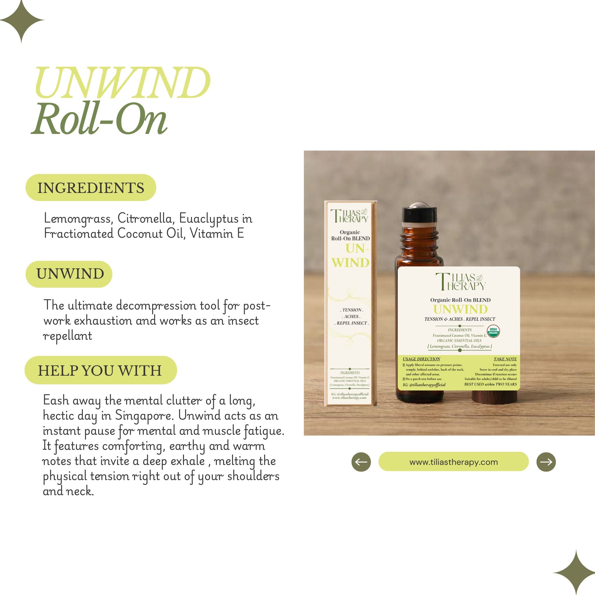 Unwind Stress Relief & Relaxation Essential Oil Roll-On