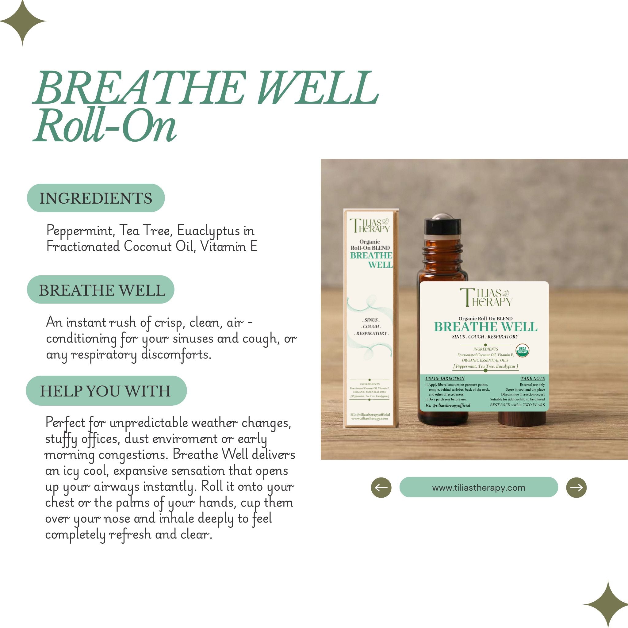 Breathe Well Clear Sinus & Respiratory Essential Oil Roll-On